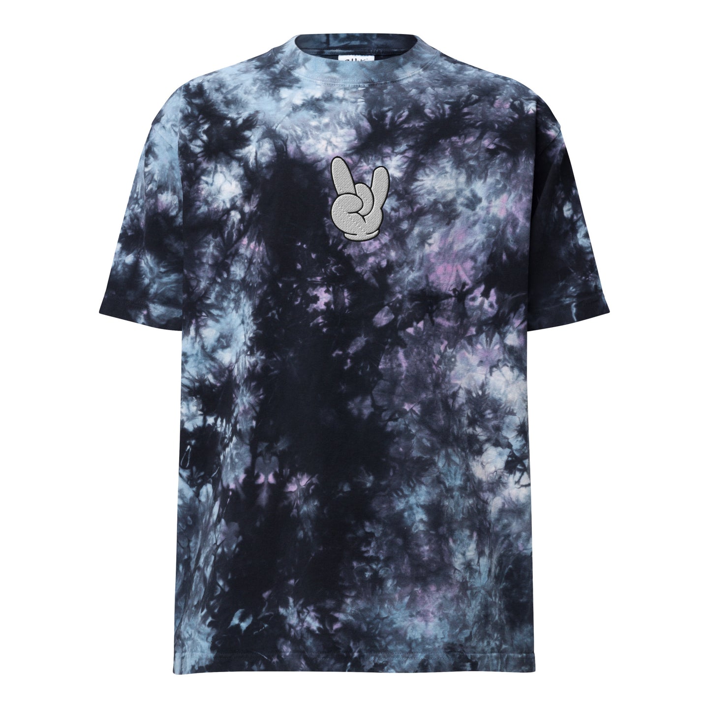 Rock On Oversized Tie-Dye T-Shirt