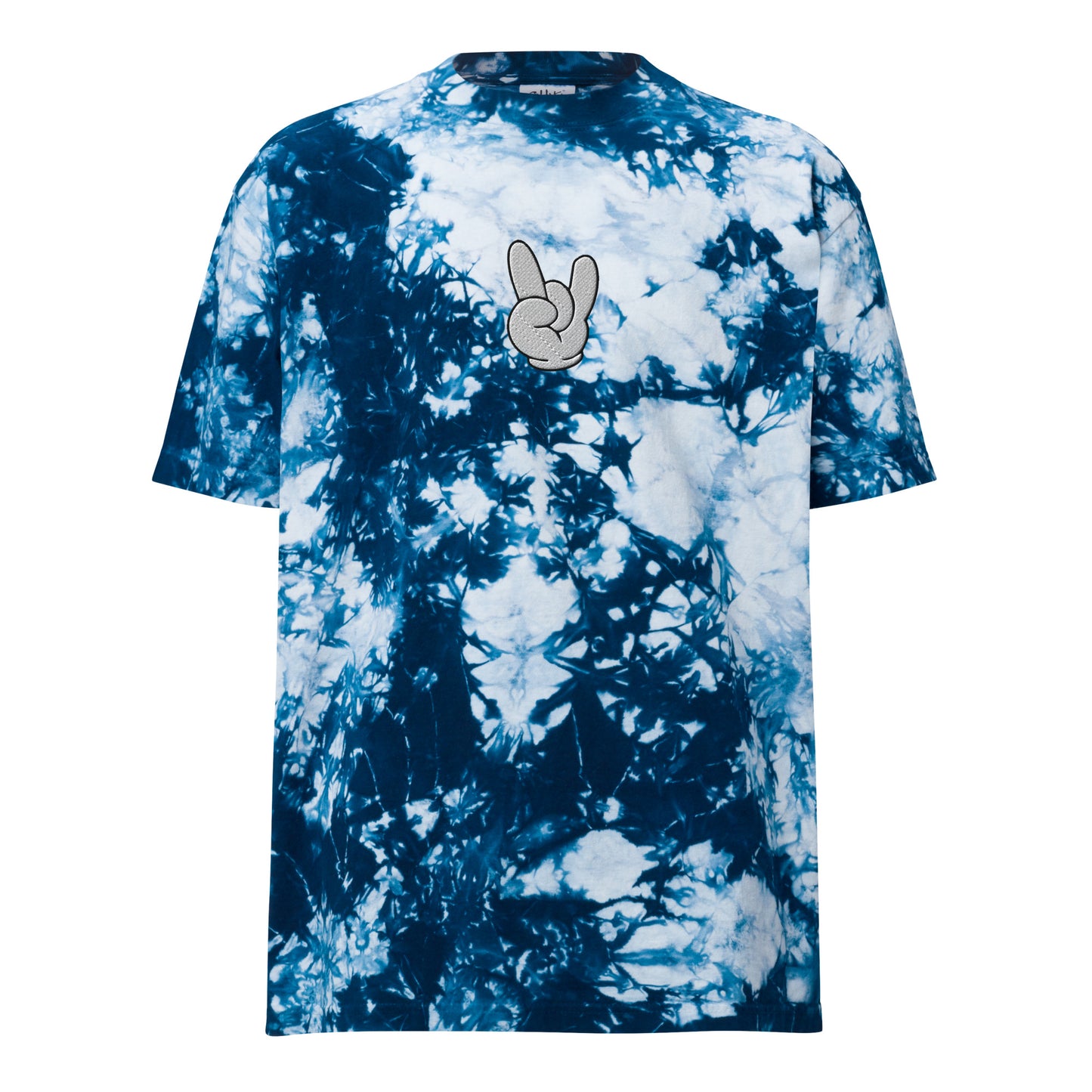 Rock On Oversized Tie-Dye T-Shirt