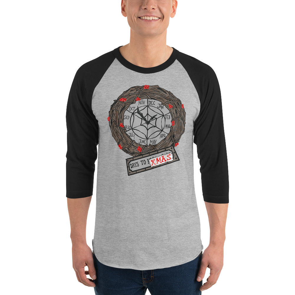 Countdown to Xmas 3/4 Sleeve Shirt