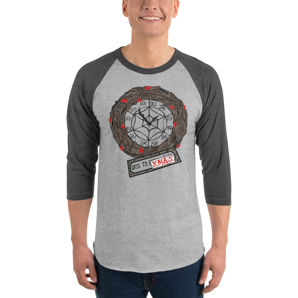 Countdown to Xmas 3/4 Sleeve Shirt