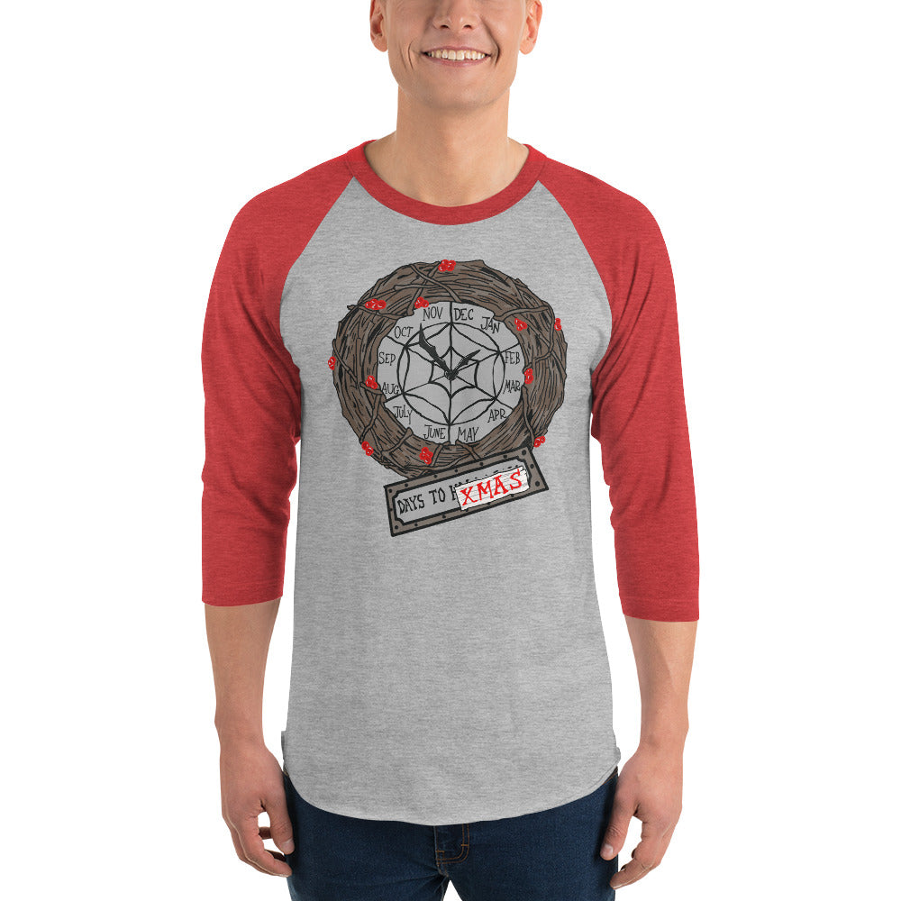 Countdown to Xmas 3/4 Sleeve Shirt