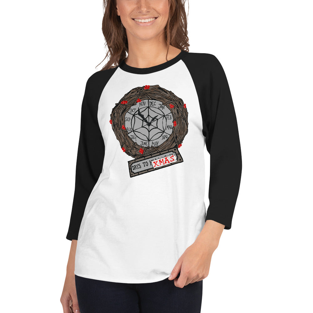Countdown to Xmas 3/4 Sleeve Shirt