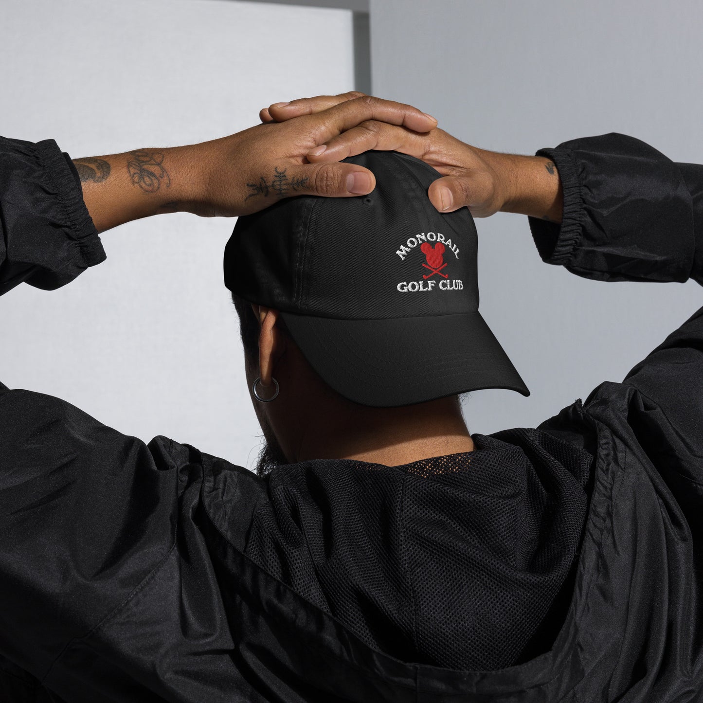 Monorail Golf Club Hat - Black/Red
