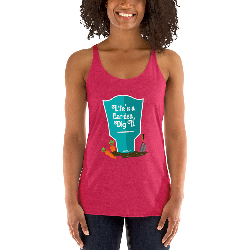 Women's Life's A Garden Racerback Tank