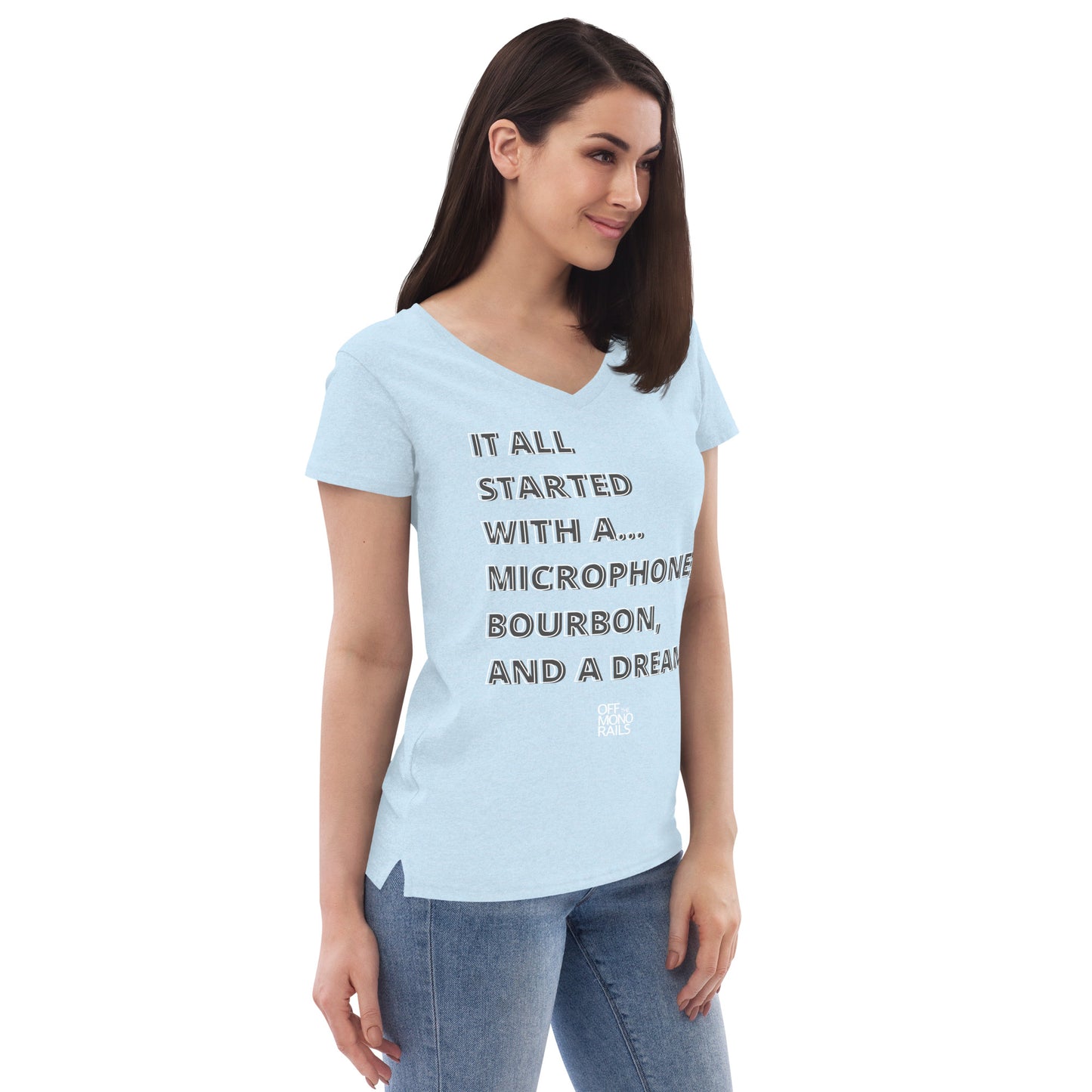 Women’s It All Started With A...OTM V-Neck Tee