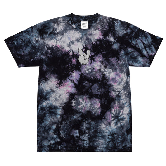 Rock On Oversized Tie-Dye T-Shirt