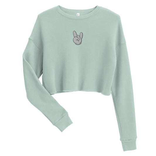 Women’s Rock On Crop Sweatshirt