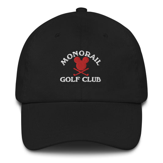 Monorail Golf Club Hat - Black/Red