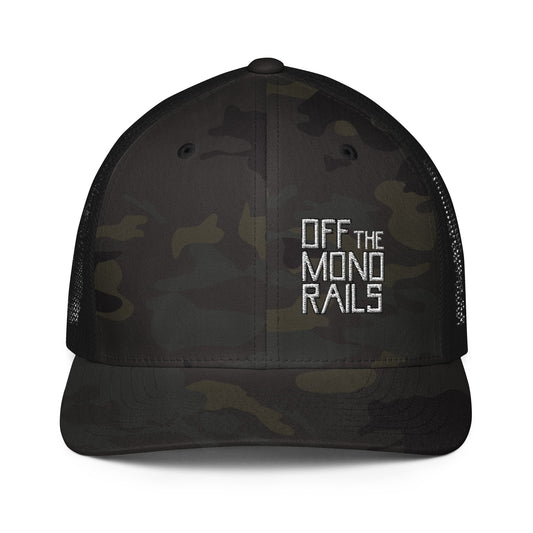 OTM Flexfit Black Camo Trucker Hat