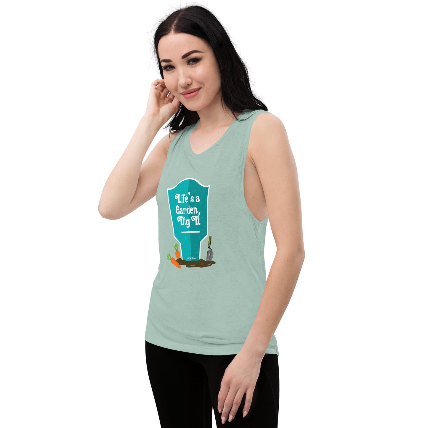 Women's Life's A Garden Muscle Tank