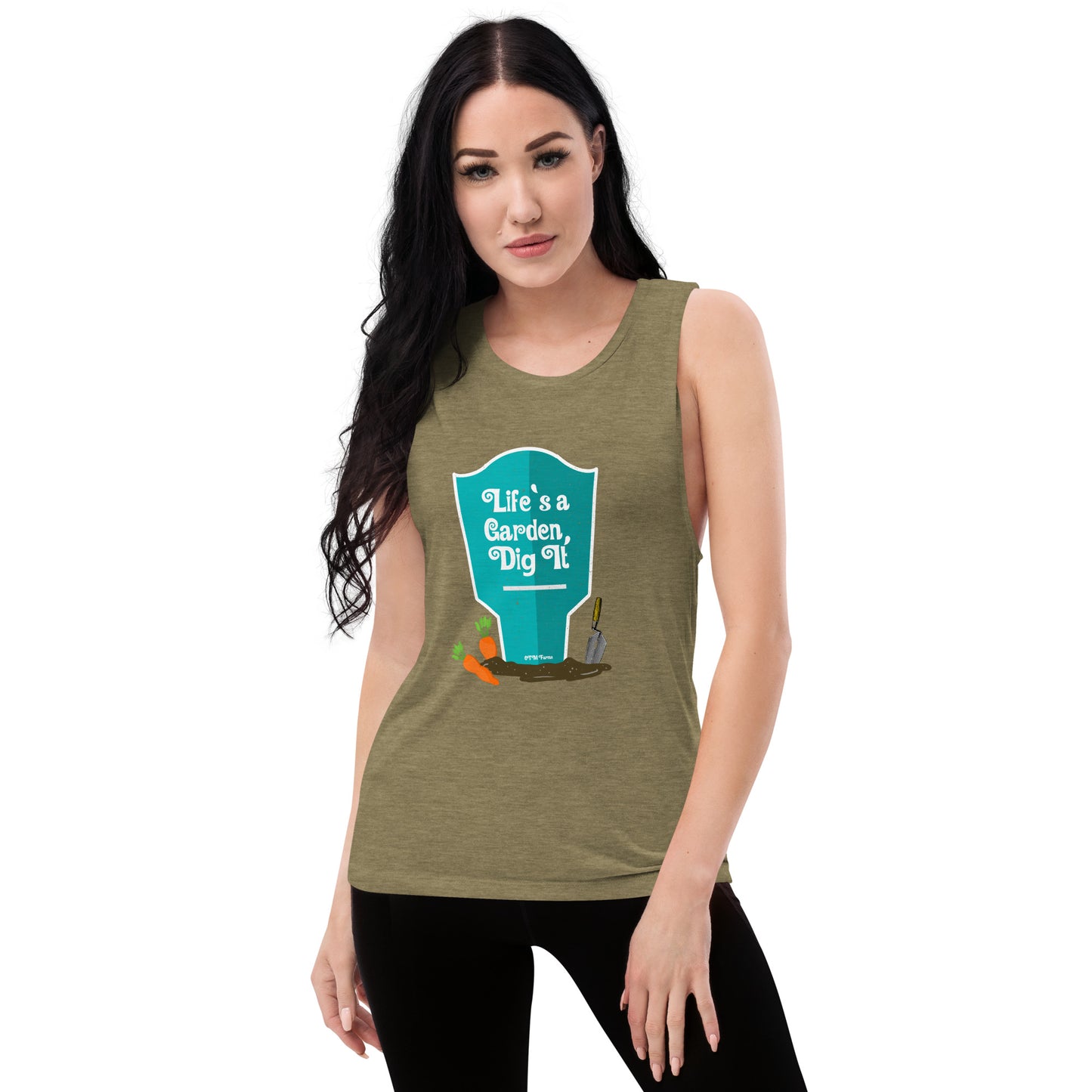 Women's Life's A Garden Muscle Tank