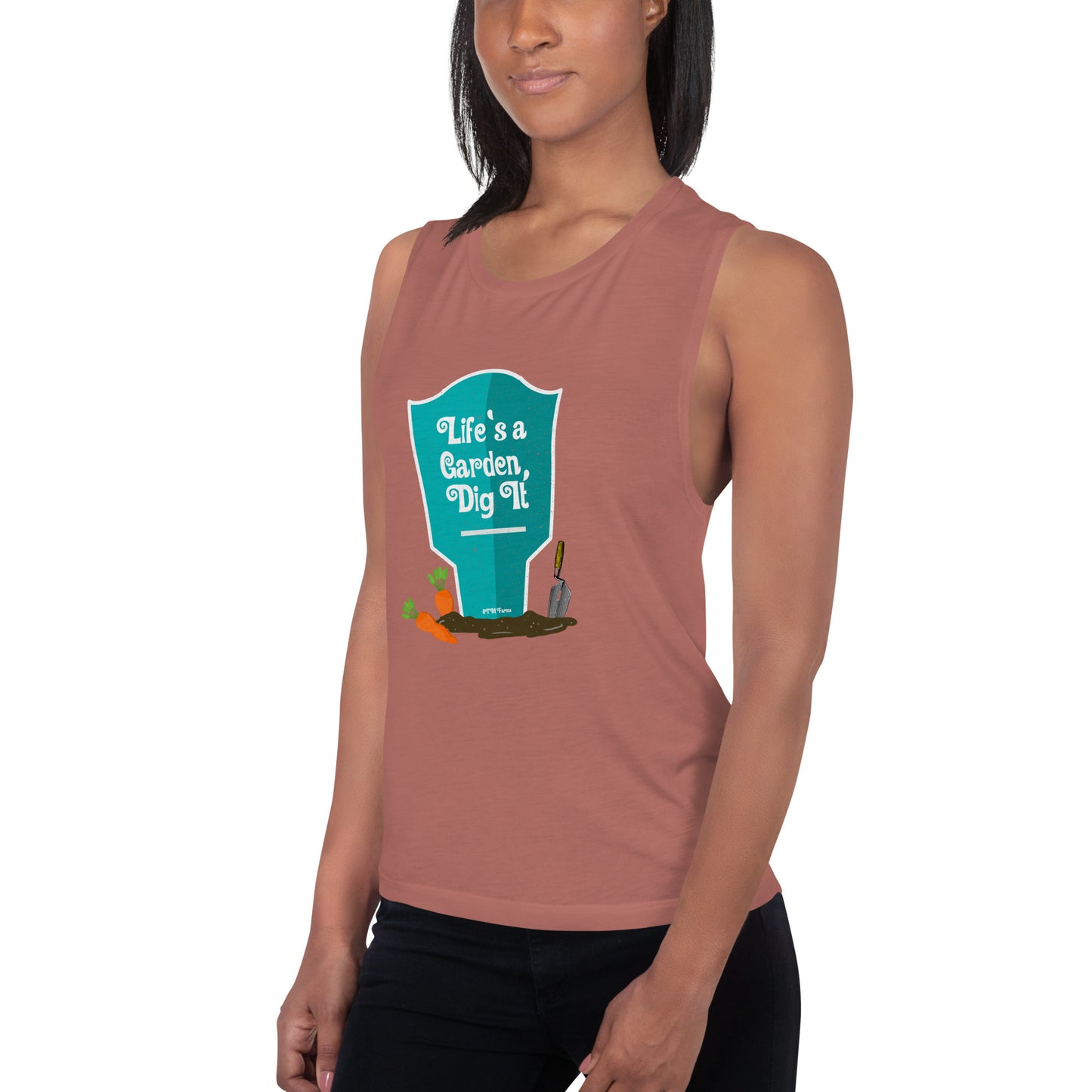 Women's Life's A Garden Muscle Tank