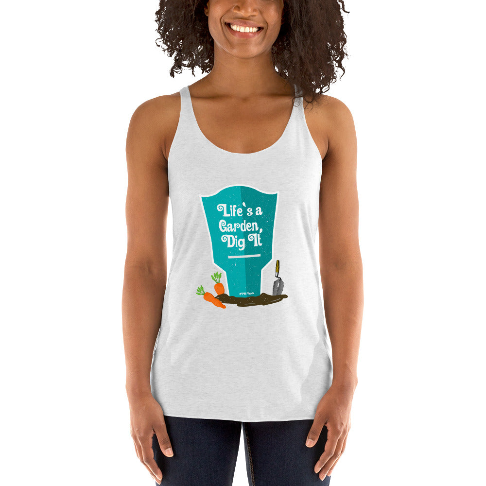 Women's Life's A Garden Racerback Tank
