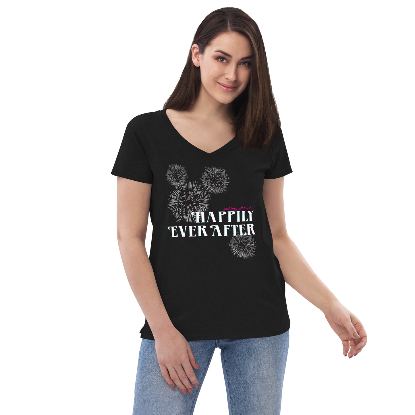 Women’s Happily Ever After V-Neck Tee