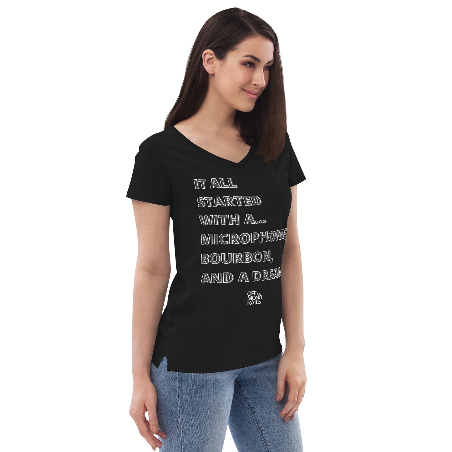 Women’s It All Started With A...OTM V-Neck Tee