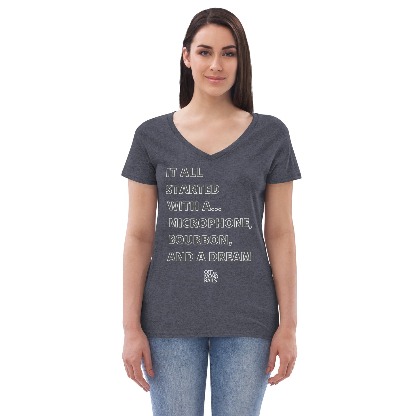 Women’s It All Started With A...OTM V-Neck Tee