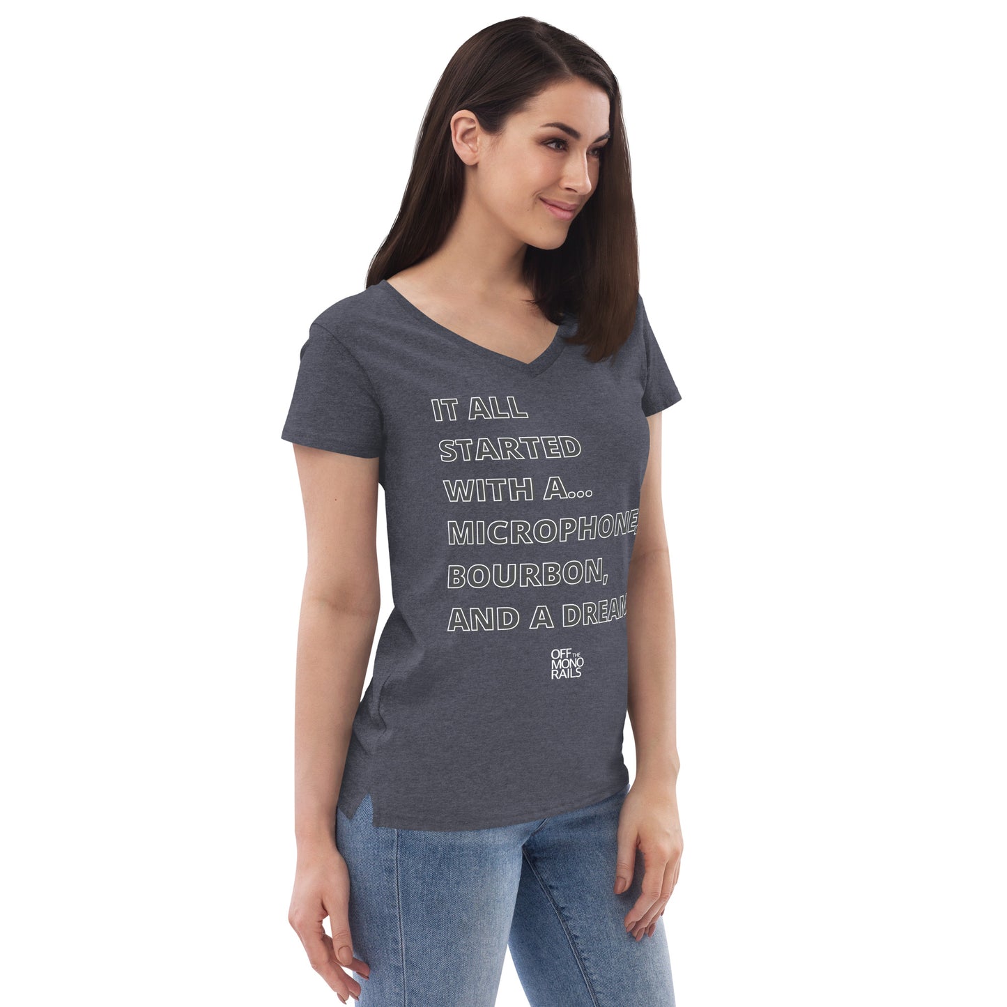 Women’s It All Started With A...OTM V-Neck Tee
